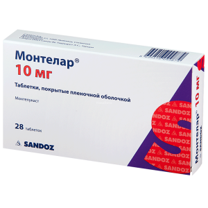 Упаковка препарата Монтелар
